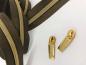 Mobile Preview: Zipper for Metalized Endless zip 5mm Gold